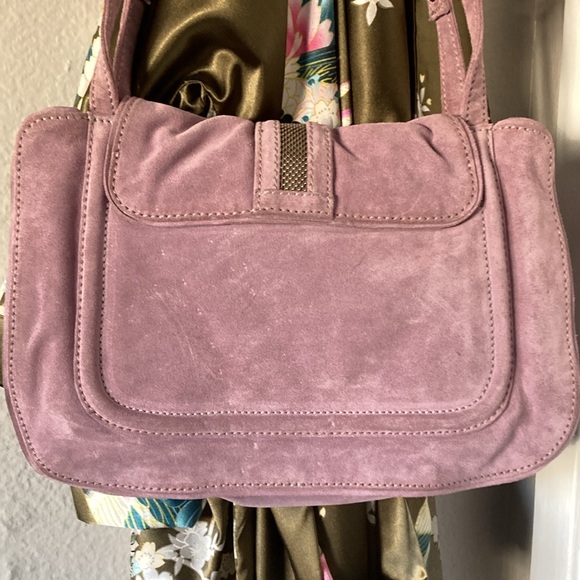 3.1 Phillip Lim Lavender Genuine Suede Studded Handbag - Picture 5 of 15